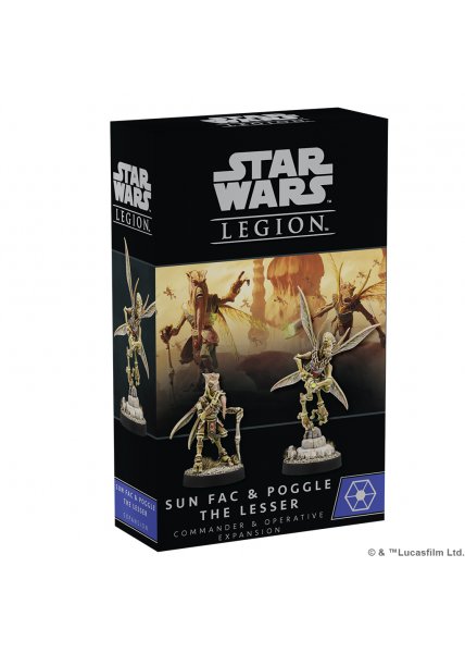 Star Wars Legion: SUN FAC & POGGLE THE LESSER Commander & Operative Expansion